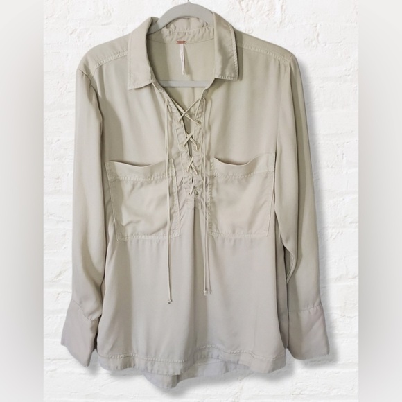 Free People Under Your Spell Lace-up Tunic - Size XS - Picture 4 of 5